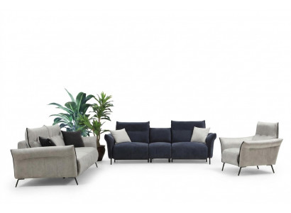 Bankstel Woonkamer Bankstel Bekledingsmeubels Luxe Fauteuil Modern Ontwerp Nieuw