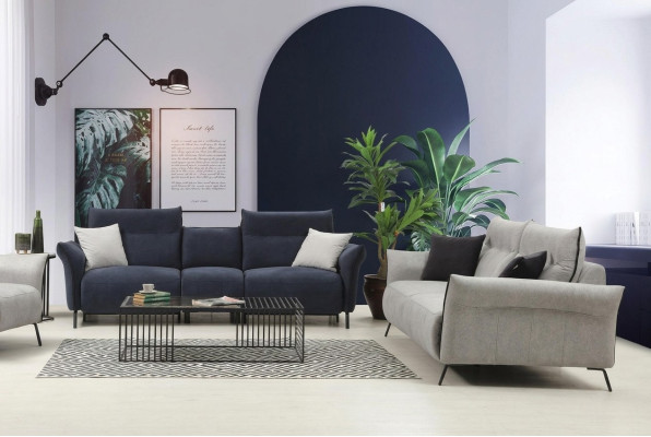 Sofa set 2-delig Bank Fauteuil Modern Designer Luxe Meubels