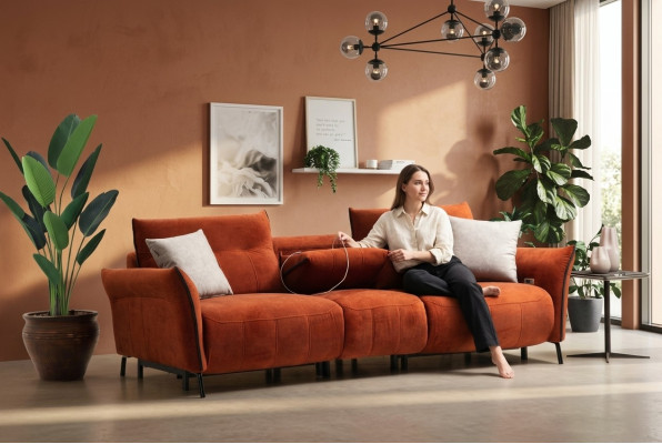 Vierzitsbank Luxe Woonkamer Designer Moderne Meubels Nieuw