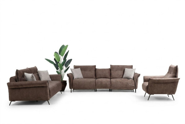 Stel woonkamer bank bank ontwerper modern bankstel luxe fauteuil nieuw