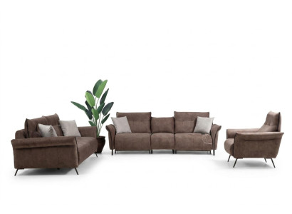 Stel woonkamer bank bank ontwerper modern bankstel luxe fauteuil nieuw