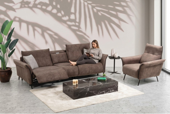 Luxe Complete set Vierzitsbank Sofa Bank Designer Stoel Modern Meubilair