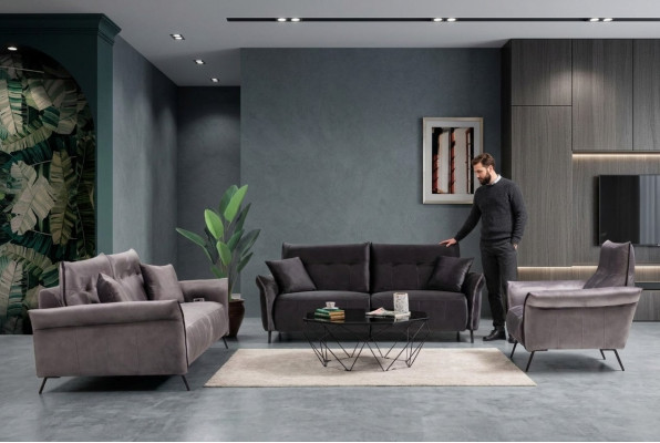 Moderne bankstel set 3-delig Luxe fauteuil woonkamerset Driepersoonsbanken