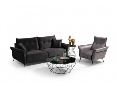 Woonkamerset Modern Design Meubilair Luxe Bankstel Set 2-delig.