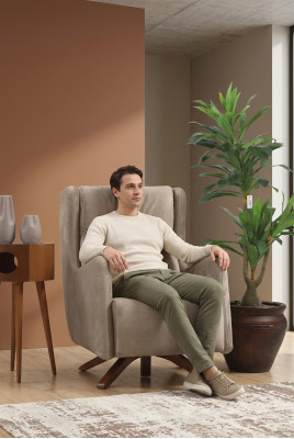 Eénzits Fauteuil Woonkamer Designer Meubels Modern Gestoffeerde Fauteuil