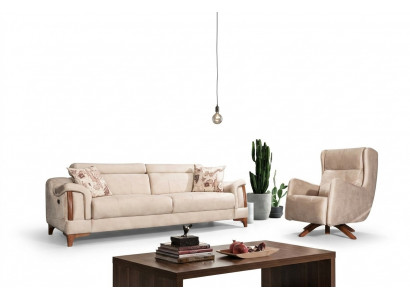 Sofa set woonkamer set éénpersoons modern drienpersoons bank bank nieuw
