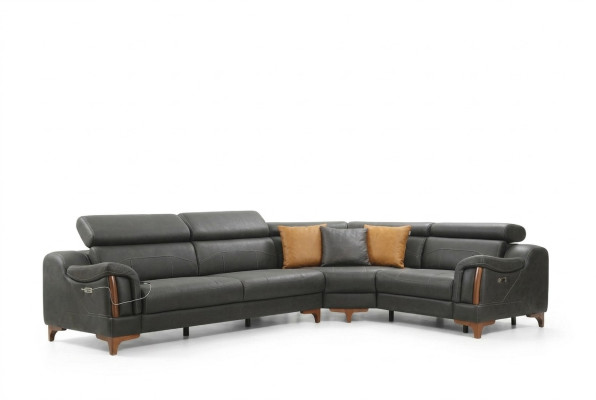 Hoekbank L-vorm Bank Bank Ontwerp Bekleding Modern Textiel Meubels Woonkamer