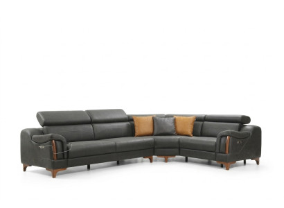 Hoekbank L-vorm Bank Bank Ontwerp Bekleding Modern Textiel Meubels Woonkamer