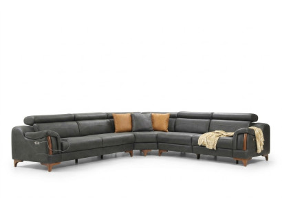 Hoekbank L-vorm Moderne bank Woonkamer Bank Bekleding Textiel Stof Meubels