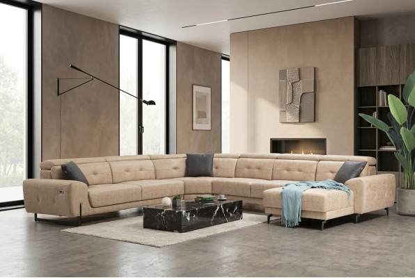 Hoekbank U-vorm Zitmeubel Designer Zitmeubel Modern Bank Bankstellen