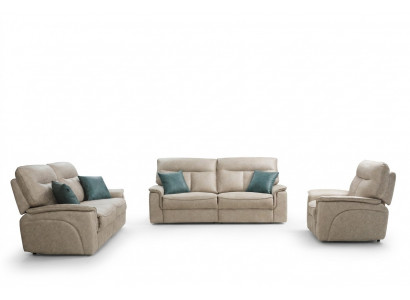 Designer bankstel set 3-dlg. Modern gestoffeerd meubilair Woonkamer compleet
