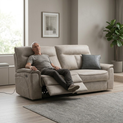 Driepersoonsbank Bank Woonkamer Designer Modern Luxe Zitmeubelen Nieuw