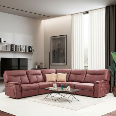 Hoekbank Modern Relax zithoek Luxe meubilair Woonkamer Bank L-vorm Nieuw
