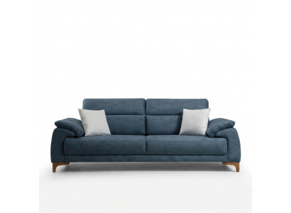 Bank Bank Woonkamer Modern Meubilair Driezitter Blauwe Bank Design