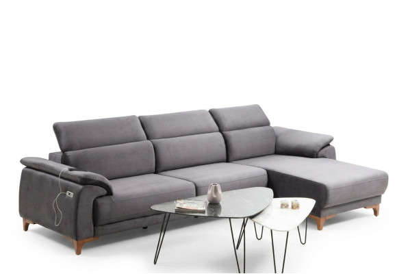 Hoekbank L-vorm Modern Woonkamer Bank Bank Meubels Luxe Design