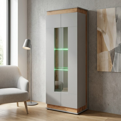Witte vitrine Luxe woonkamerkasten Houten meubels Nieuwe designmeubels
