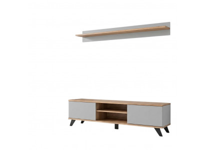 Woonkamer luxe set tv-standaard modern rek meubilair hout ontwerper