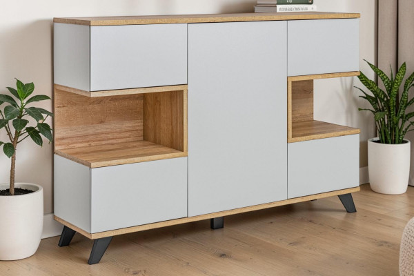 Moderne witte ladekast woonkamer Nieuw luxe design dressoir meubels hout