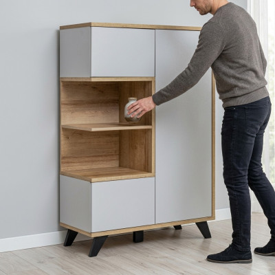 Woonkamer boekenplank houten bureaumeubel luxe houten meubelontwerp