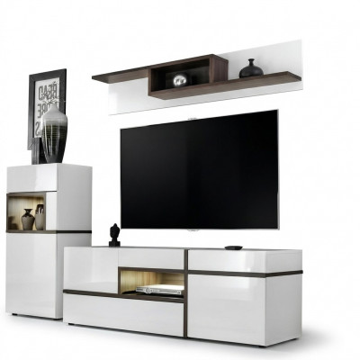 Woonkamer woonwand tv-standaard rek luxe design set modern meubilair nieuw  translated to Dutch is:  Woonkamer woonwand tv-standaard opbergrek luxe design set moderne meubels nieuw