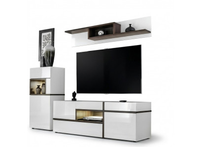 Woonkamer woonwand tv-standaard rek luxe design set modern meubilair nieuw  translated to Dutch is:  Woonkamer woonwand tv-standaard opbergrek luxe design set moderne meubels nieuw