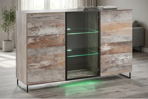 Ladekast woonkamer hout Sideboard hout Inrichting Modern Design Nieuw