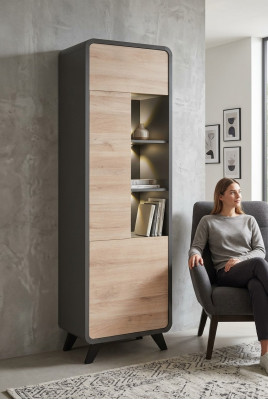 Vitrine woonkamer meubels houten meubels luxe modern kast ontwerper inrichting