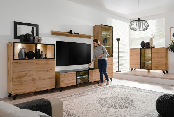 Woonkamerset 5-delig Luxe woonkamer dressoir TV-standaard Designinrichting
