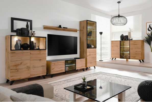 Woonkamerset 5-delig Luxe woonkamer dressoir TV-standaard Designinrichting