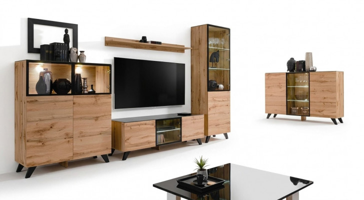 Woonkamerset 5-delig Luxe woonkamer dressoir TV-standaard Designinrichting