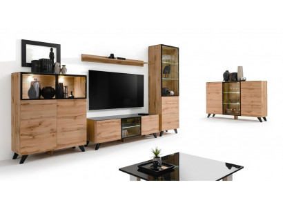 Woonkamerset 5-delig Luxe woonkamer dressoir TV-standaard Designinrichting