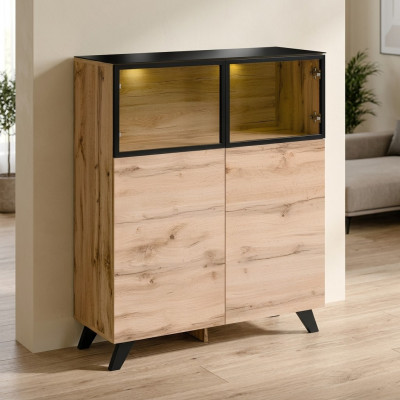 Vitrine Woonkamer Meubels Kast Hout Inrichting Luxe Modern Ontwerp