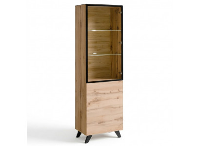 Woonkamer Luxe Vitrine Kast Hout Modern Meubilair Designer Inrichting