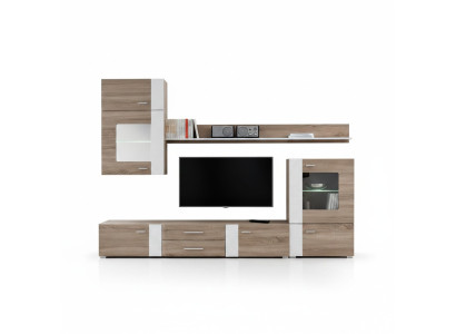 Wandmeubel TV Wand Houten Stijl Modern Rek Woonkamer Meubels Kast Nieuw