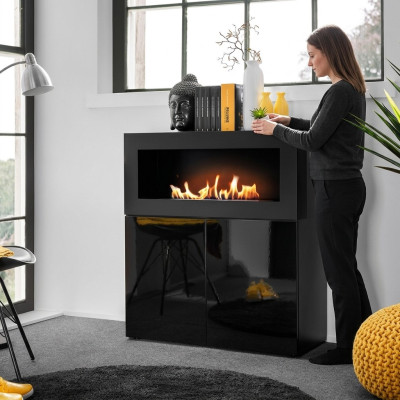 Lade met ingebouwde open haard Moderne designer kast Woonkamer