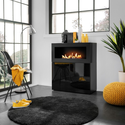 Lade met ingebouwde open haard Moderne designer kast Woonkamer