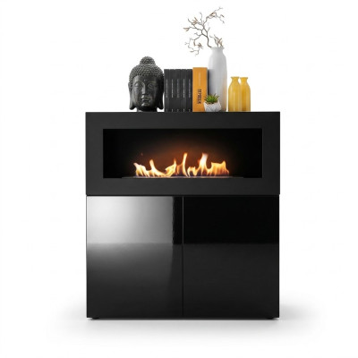 Lade met ingebouwde open haard Moderne designer kast Woonkamer
