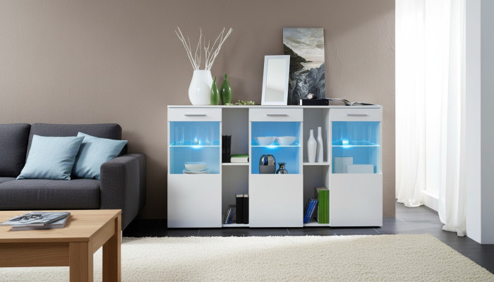 Ontwerper Nieuw Wit Ladenkast Luxe Woonkamer Modern Houten Meubels