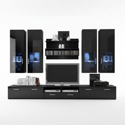 Complete woonwand Modern Design Woonkamer Inrichting Rekken TV-standaard