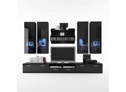 Complete woonwand Modern Design Woonkamer Inrichting Rekken TV-standaard