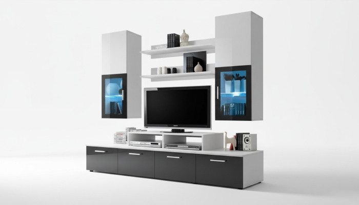 Woonkamer Compleet TV-meubel Luxe Wandkast Inrichting Modern Designer