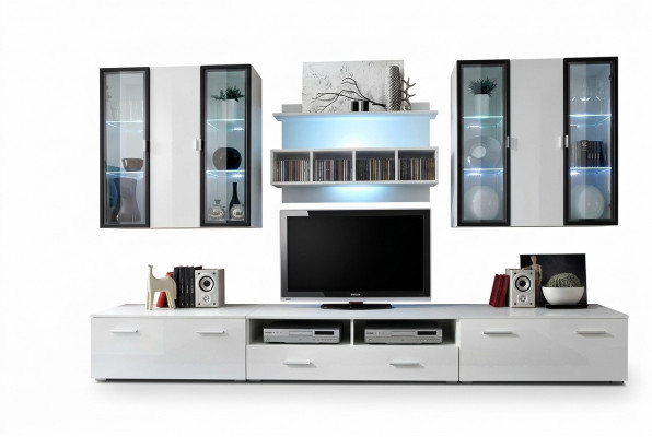 Wandmeubel ontwerper TV-standaard Woonkamer inrichting Hout Modern Meubilair