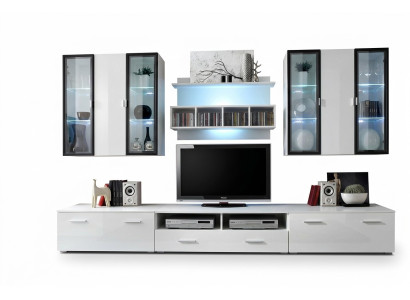 Wandmeubel ontwerper TV-standaard Woonkamer inrichting Hout Modern Meubilair