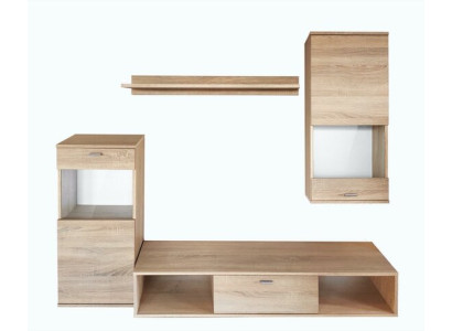 Woonkamermeubel Moderne vitrine TV-standaard Woonkamer wandplanken Nieuw