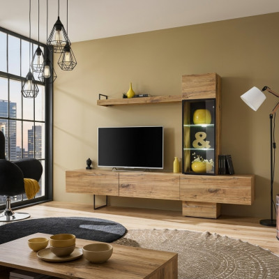Woonkamerontwerp Woonkamerset Lowboard Wandplank TV-standaard Nieuwe meubels