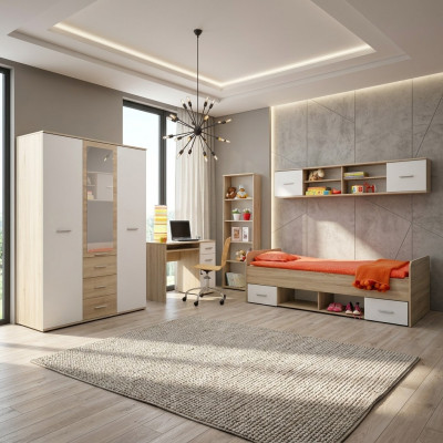 Volledige moderne kinderkamer ontwerper bureau set luxe meubels