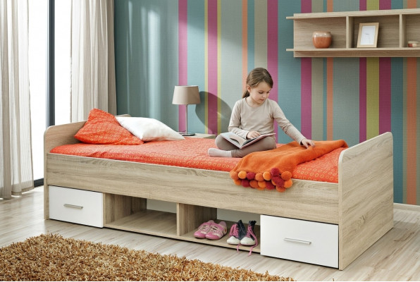 Jongerenbed Jeugdkamer Modern Kinderbed Designer Stijl Bed Kinderkamer Nieuw