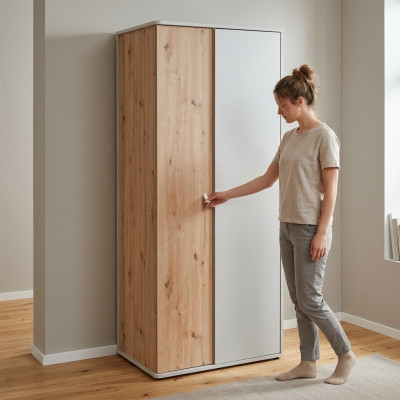 Kledingkast Luxe Kast Hout Designer Slaapkamermeubels Modern Nieuw