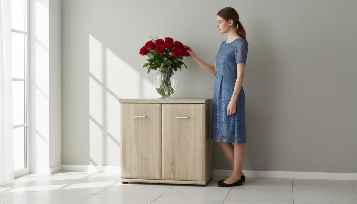 Luxe schoenenkast garderobe dressoir hout designer meubels modern