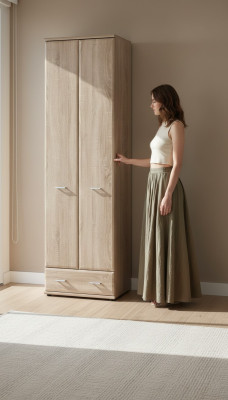 Ontwerper kledingkast slaapkamer garderobe hout meubels luxe inrichting